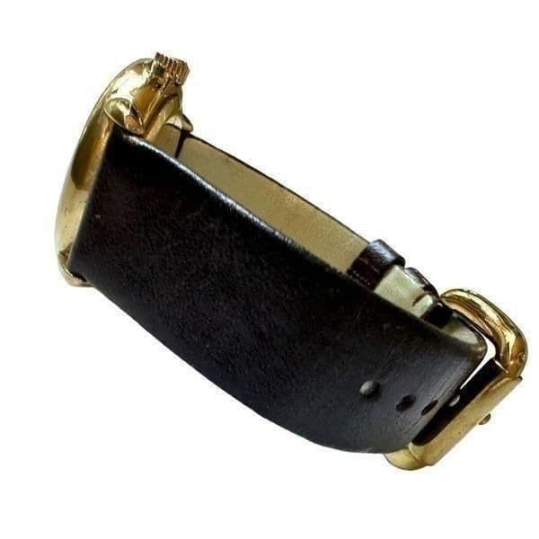 MARC BY MARC JACOBS MBM1185 Analog Brown Leather and Dial Gold Tone Round Watch - Thumbnail 5