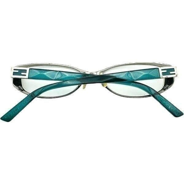 FENDI F899 027 Blue Green Aqua Teal Prescription Frames Luxury Designer Glasses - Thumbnail 2