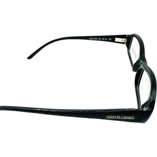 ROBERTO CAVALLI Urania 205 B5 Black Prescription Frames Luxury Designer Glasses - Thumbnail 4