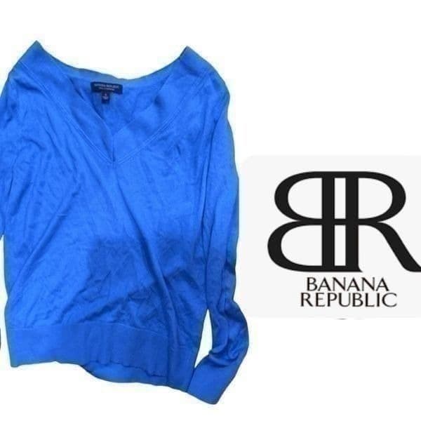 Lot of 4x BANANA REPUBLIC Sweaters Size Small (Silk Cashmere Linen Lyocell..) SH - Thumbnail 4