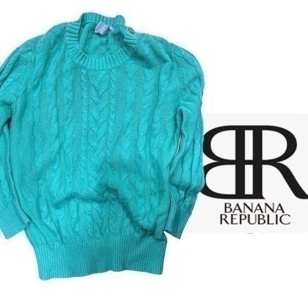 Lot of 4x BANANA REPUBLIC Sweaters Size Small (Silk Cashmere Linen Lyocell..) SH - Thumbnail 3