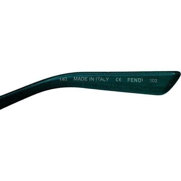 FENDI F899 027 Blue Green Aqua Teal Prescription Frames Luxury Designer Glasses - Thumbnail 6