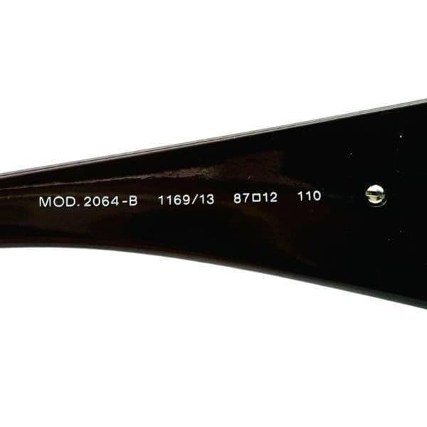 VERSACE Medusa Logo Sunglasses Brown Gold SWAROVSKI Crystal Embellished Shield O - Thumbnail 8