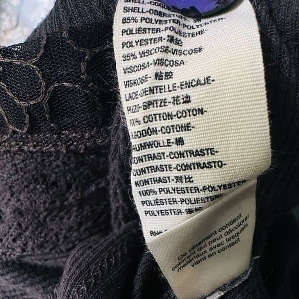 FREE PEOPLE Lola Long Sleeve Top in Washed Black Size XS - Thumbnail 3