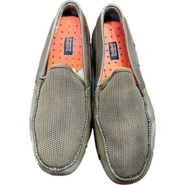SWIMS Riva Brown Men’s Rubber Pool Beach Water Loafer Size 9 EUC - Image 1