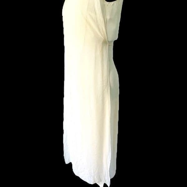 100% Silk Gown Dress Maxi Formal Morgane Le Fay Designed By Liliana Casabal New - Thumbnail 6