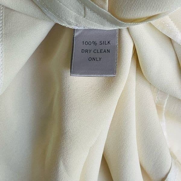 100% Silk Gown Dress Maxi Formal Morgane Le Fay Designed By Liliana Casabal New - Thumbnail 12