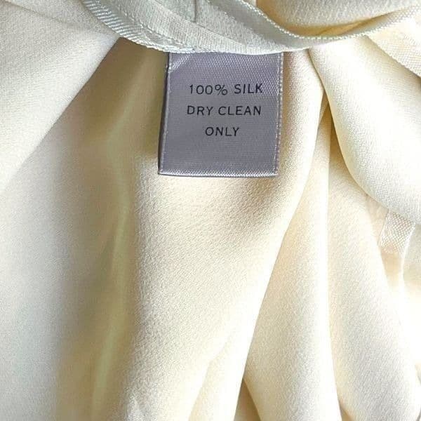 100% Silk Gown Dress Maxi Formal Morgane Le Fay Designed By Liliana Casabal New - Thumbnail 3