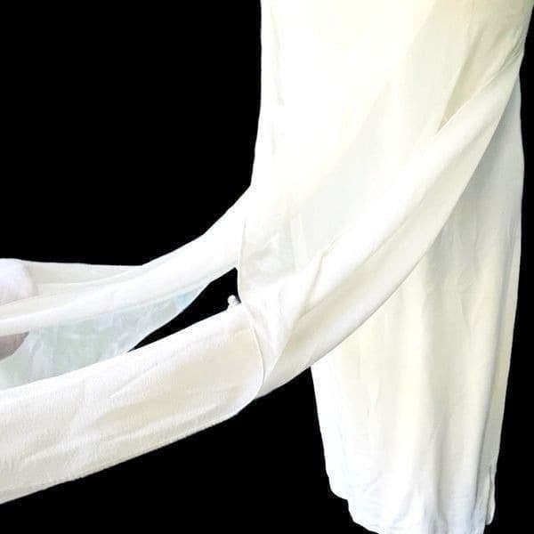 100% Silk Gown Dress Maxi Formal Morgane Le Fay Designed By Liliana Casabal New - Thumbnail 7