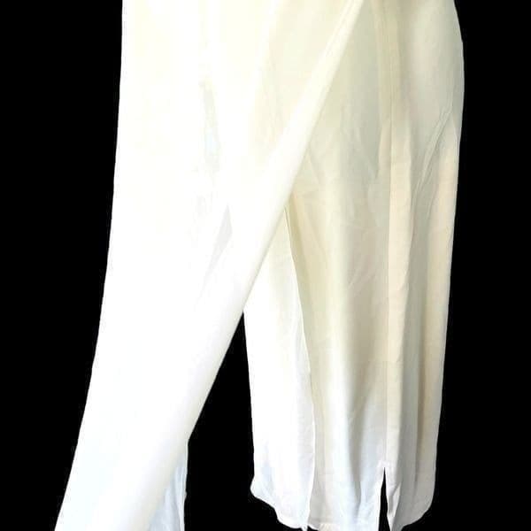 100% Silk Gown Dress Maxi Formal Morgane Le Fay Designed By Liliana Casabal New - Thumbnail 10