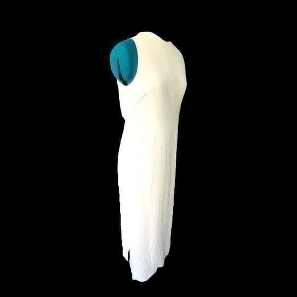 100% Silk Gown Dress Maxi Formal Morgane Le Fay Designed By Liliana Casabal New - Thumbnail 8