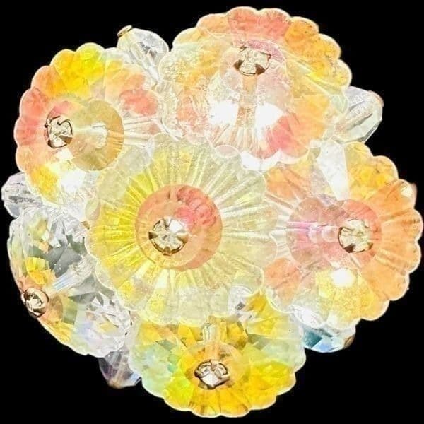 JULIANA DELIZZA & ELSTER D&E Rhinestone Brooch - Image 1