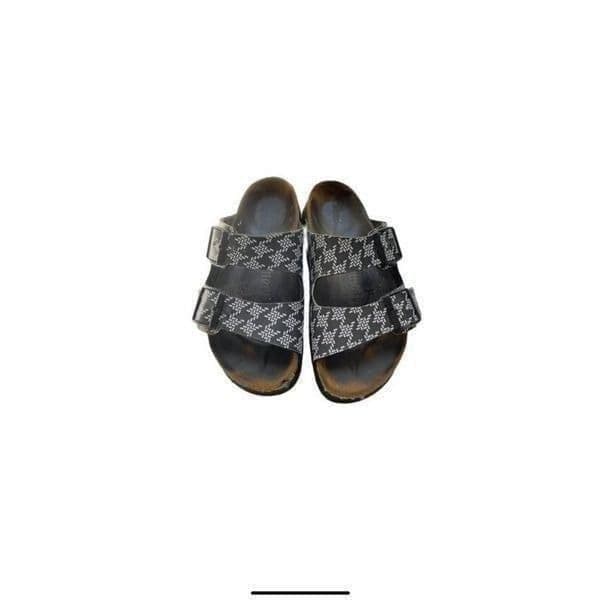 Papillio By Birkenstock Black And White Houndstooth Sandals Size 38 (US 7.5-8) - Image 1