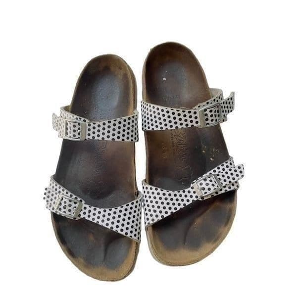 Birkis By Birkenstock Polka Dot Sandals Size 38 (US Womens 7.5-8) - Thumbnail 4