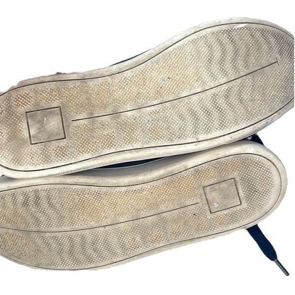 Steve Madden Madden Girl Navy Blue Patchwork High Stop Sneakers Size 10 - Thumbnail 4