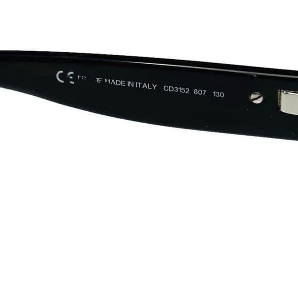 DIOR CHRISTIAN DIOR Unisex Eyeglasses Rectangular Frame Full Black Rim Eyewear G - Thumbnail 3