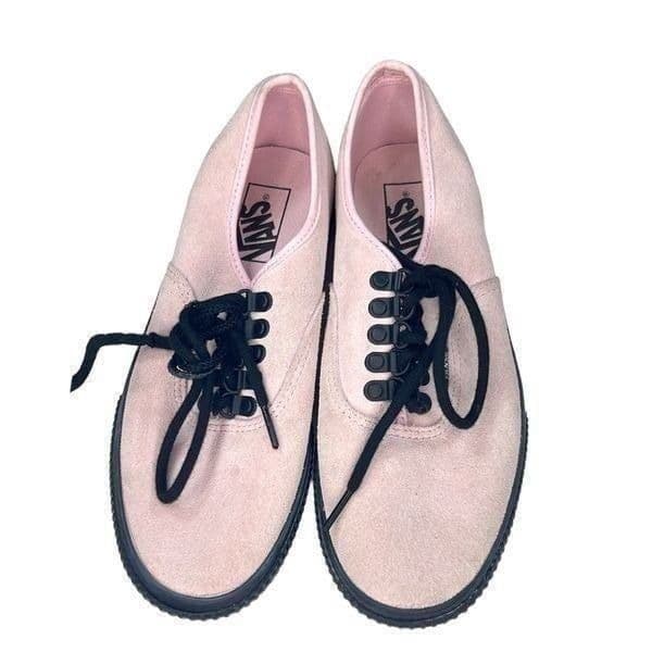 NWOT Authentic Vans Off The Wall Suede 2.0 Embossed Chalk Pink” Light Pastel Pin - Thumbnail 3