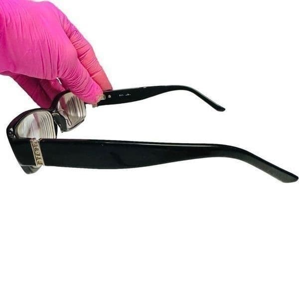 DIOR CHRISTIAN DIOR Unisex Eyeglasses Rectangular Frame Full Black Rim Eyewear G - Thumbnail 5