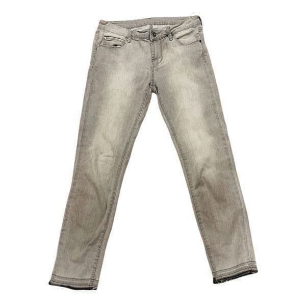 Articles of SOCIETY Carly Crop Release Hem Skinny Ankle Jeans Light Smoke Sz 27 - Image 1