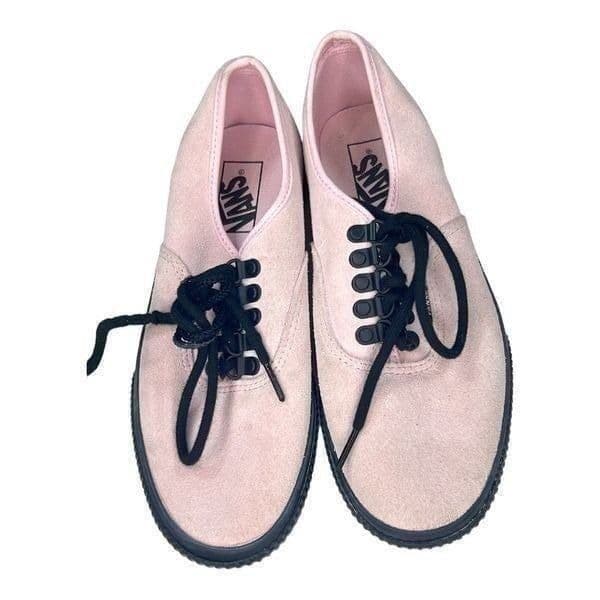 NWOT Authentic Vans Off The Wall Suede 2.0 Embossed Chalk Pink” Light Pastel Pin - Thumbnail 5