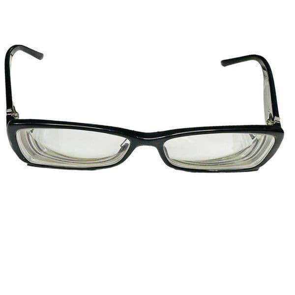 DIOR CHRISTIAN DIOR Unisex Eyeglasses Rectangular Frame Full Black Rim Eyewear G - Thumbnail 8