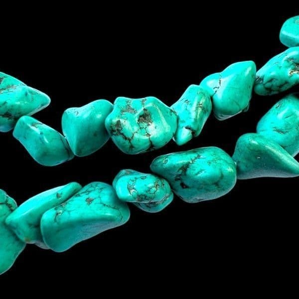 TURQUOISE Sterling Silver Double Strand 1/2”-3/4” Genuine Navajo American Indian - Thumbnail 9