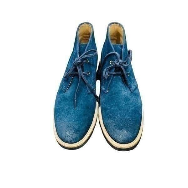 UGG Dagmann Chukka Boots Grizzly Blue Suede Treadlite Men’s Size 7.5 - Thumbnail 2