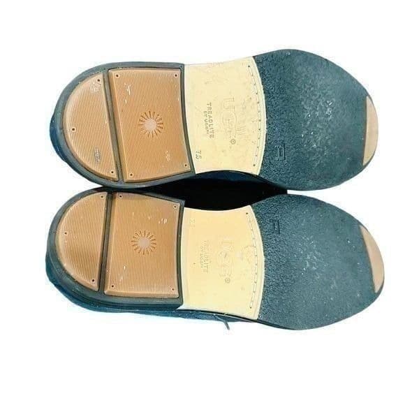 UGG Dagmann Chukka Boots Grizzly Blue Suede Treadlite Men’s Size 7.5 - Thumbnail 7