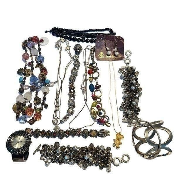 PREMIERE DESIGNS x16 Signed Pieces Vintage Modern Bulk Lot Jewelry Bracelet Neck - Thumbnail 8