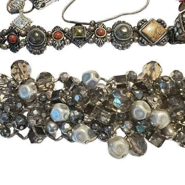 PREMIERE DESIGNS x16 Signed Pieces Vintage Modern Bulk Lot Jewelry Bracelet Neck - Thumbnail 9