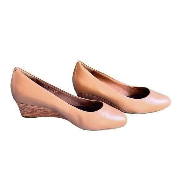 Rockport Total Motion TruTech Wedge Leather Heels Size 6.5 - Thumbnail 7