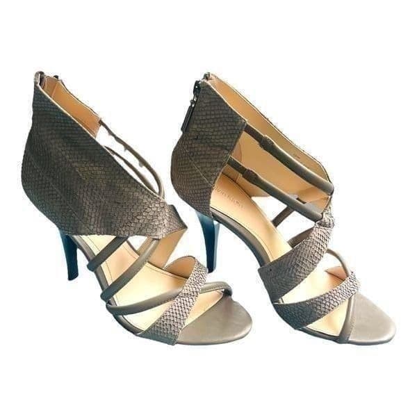 Calvin Klein Richelle Snakeskin Stiletto Heels Sandals Size 8.5