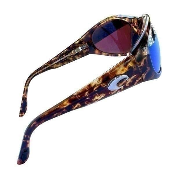 COSTA DEL MAR Sunglasses SW10 Swordfish Tortoise Brown Blue Mirrored Lenses Made - Thumbnail 3