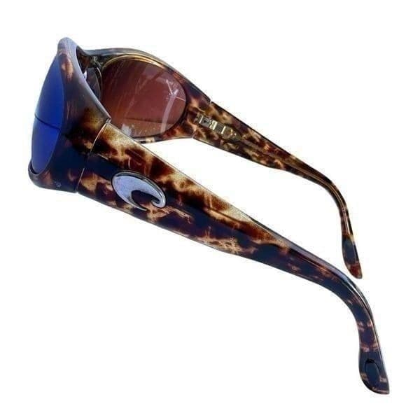 COSTA DEL MAR Sunglasses SW10 Swordfish Tortoise Brown Blue Mirrored Lenses Made - Thumbnail 6