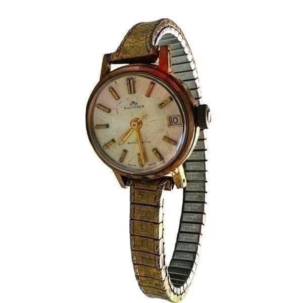 Vintage Bucherer Womens Automatic Gold Plated Watch - Thumbnail 8