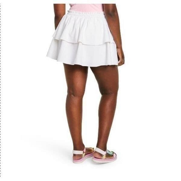 Women's High-Rise Ruffle Mini Skirt - Stoney Clover Lane x Target White Size 2x - Thumbnail 3