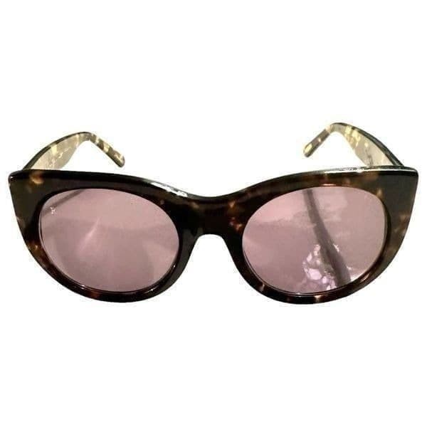 ANTHROPOLOGIE RAEN Durante Sunglasses 53[]21 140 Brindle Tortoise Cat Eye Overs