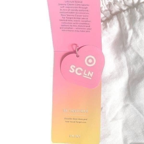 Women's High-Rise Ruffle Mini Skirt - Stoney Clover Lane x Target White Size 2x - Thumbnail 9