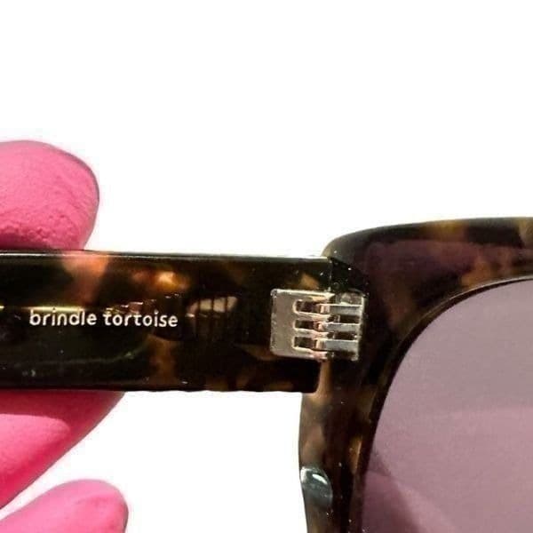 ANTHROPOLOGIE RAEN Durante Sunglasses 53[]21 140 Brindle Tortoise Cat Eye Overs - Thumbnail 7