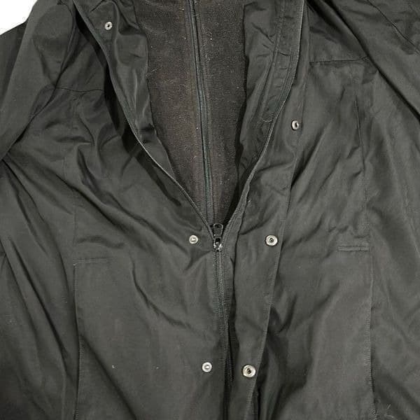 CK CALVIN KLEIN Black Wind Protection Water Rain Resistant Winter Heavy Coat Dua - Thumbnail 3