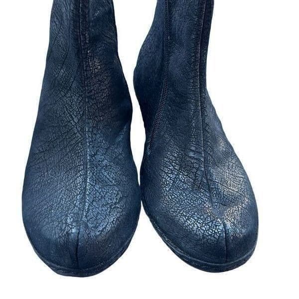 NAOT Almeria Black Crackle Leather Voyage Collection Ankle Bootie Boots Shoes Si - Thumbnail 4