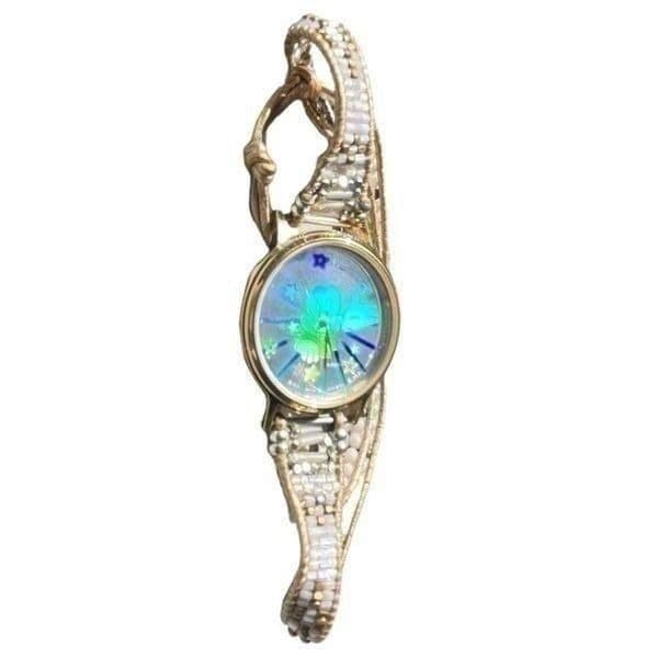 DISNEY MICKEY MOUSE Vintage 1990s Y2K Holographic Watch