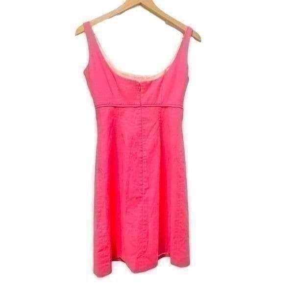 J. Crew Pink Sleeveless A-line Dress Size 0 - Thumbnail 2