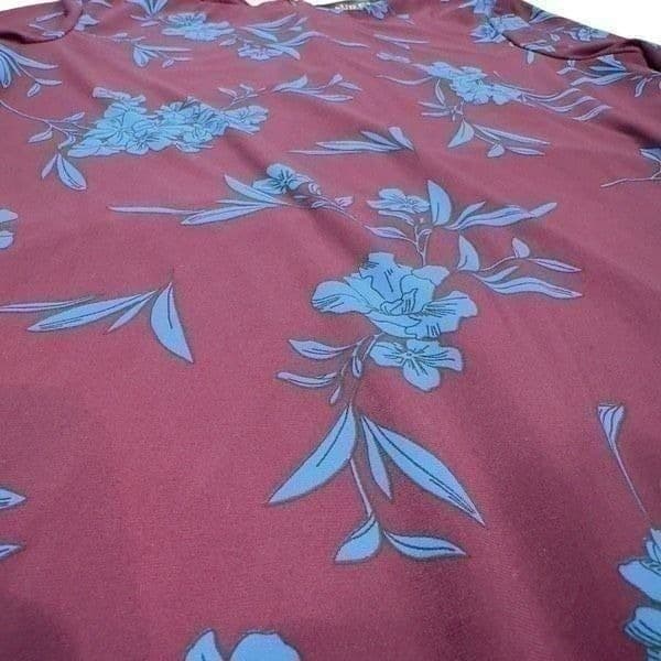 RALPH LAUREN LRL Almonte ABBI Jersey Dress Passion Plum Purple Blue Floral Dress - Thumbnail 2