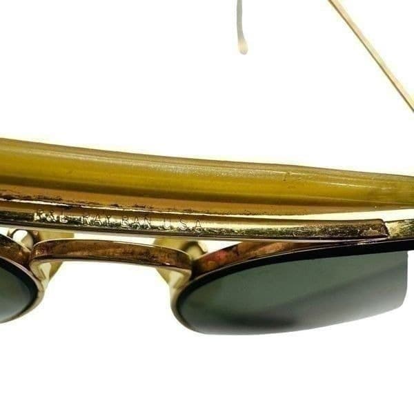 Vintage B&L Ray Ban Bausch & Lomb Black Outdoorsman Reloaded w/Case Sunglasses - Thumbnail 2
