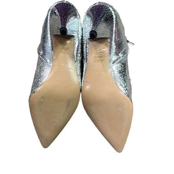 IVYLEE COPENHAGEN Vivian Silver Metallic Ankle Booties Size 36 (US 5) $369 Retai - Thumbnail 3