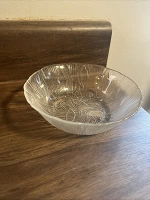 Arcoroc Canterbury Crocus Glass Dinner Plate, Salad Plate, Cereal Bowl *PICK* - Image 1