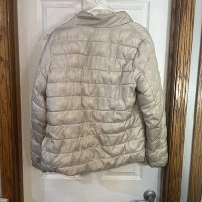 pink platinum girls puffer jacket XL cream Color-D - Thumbnail 3