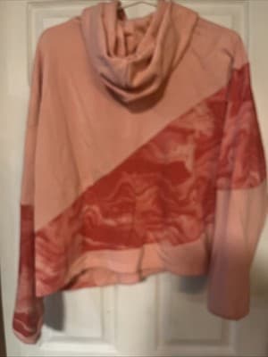 Women’s Pink Xl Puma Hoodie Pink And White Blend - Thumbnail 4