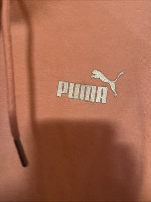 Women’s Pink Xl Puma Hoodie Pink And White Blend - Thumbnail 2